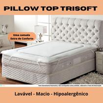 Pillow Top Casal King Trisoft 193x203x04 - Proteção e mais conforto para seu colchão