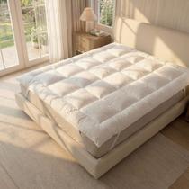 Pillow Top Casal Manta Acrílica Siliconada 138x188cm Extra Macio Protetor de Colchão Conforto Hotel Premium - SouTextil