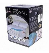 Pillow Top Casal Topper Viscogel fa Maringá Viscoelástico Gel Sense da Nasa 1,38x1,88 - Fa Maringa