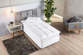 Pillow top colchão solteiro micropercal 200 fios - manta 400g/m² antialérgico - anti mofo - lavável
