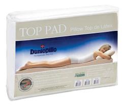 Pillow top de Látex Casal King size capa bambu 193x203x03 top pad dunlopillo
