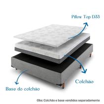 Pillow Top Firme de Espuma D33 Solteiro SDB Colchões Pillow Top Firme de Espuma D33 Solteiro SDB Colchões