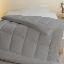 Pillow Top King Micropercal 400 Fios com Manta Siliconada, 450g/m² Toque Aveludado