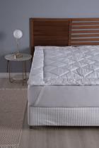 Pillow top linha premium cama solteiro antialergico 100% algodão