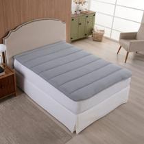 Pillow Top Malha 100% Algodão Para Colchão Macio Confortável Ajuste Perfeito Casal Solteiro Queen e