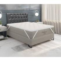 Pillow Top Percal 200 Fios Queen Ortobom Branco