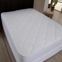 Pillow Top Percal 400 Fios Protetor de Colchão Matelado com Viés 400g/m2