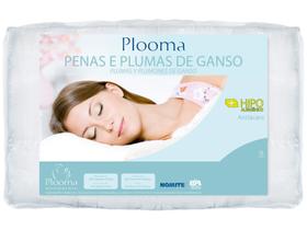 Pillow Top Plooma Casal 80% Penas 20% Plumas de Ganso Nomite