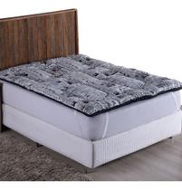 Pillow Top Protetor Casal 100%algodão 200 Fios Estampado Pillow Top Protetor Casal 100%algodão 200 Fios Estampado