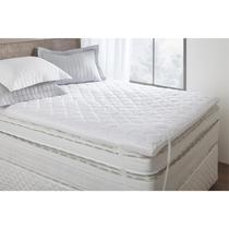 Pillow Top Protetor Colchão Casal Extra Macio - Premium Luxo 140x190x7,5cm - 730g/m²