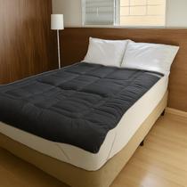 Pillow top Protetor Colchão Solteiro Casal Queen King Size 400 Fios Micropercal Dupla Face Tamanhos e Cores