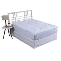 Pillow Top Protetor de Colchão 200 Fios Macio Super King Queen Casal