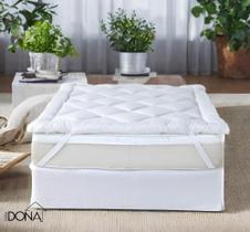 Pillow Top Protetor de Colchão 400 Fios 400g/m² 5cm Tipo Cama de Hotel Super Macio