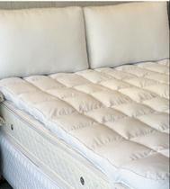 Pillow Top Queen Fiber Ball Plus Plooma 160X120X7 Cama Hotel - Yasfeh Decor
