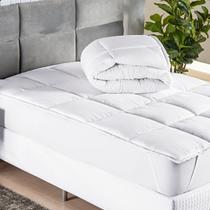 Pillow Top Queen Size 200 Fios Micropercal Hipoalergênico