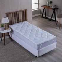 Pillow Top Solteiro 400 Fios 400G Antialérgico Dupla Face