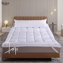 Pillow Top Super Macio Casal 138x188x7cm 1000g Fibra Siliconizada Sonhare Plume