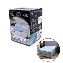 Pillow Top Topper Viscogel Protetor Queen Super Macio Pillow Top Topper Viscogel Protetor Queen Super Macio