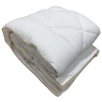 Pillow Top Toque De Plumas Casal Branco Niazitex