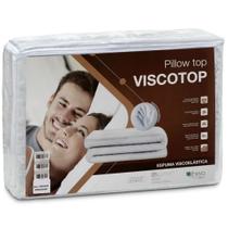 Pillow Top ViscoTop Solteiro 188 X 88 X 2 cm Top Pad