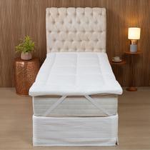 Pillow Topa Solteiro 200 Fios Protetor de Colchão Fofinho