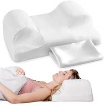 Pillow Your Face Pillow Back Sleeper Beauty com capa de cetim