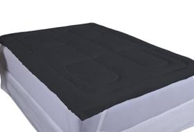 PillowTop Cama Casal Box Queen Com Enchimento Macio Silicone
