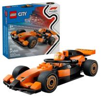 Piloto de f1 com carro mclaren lego city 86 peças 60442 Piloto de f1 com carro mclaren lego city 86 peças 60442