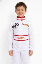Piloto HotWheels infantil branco