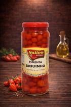 Pimenta Biquinho Vermelha em Conserva 180g - Nativa Pimenta Biquinho Vermelha em Conserva 180g - Nativa