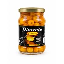 Pimenta Bode Amarela 90g em Conserva Condinew Aroma Intenso e Ardencia Media Alta Para Ensopados Tamanho:Único Pimenta Bode Amarela 90g em Conserva Condinew Aroma Intenso e Ardencia Media Alta Para Ensopados Tamanho:Único
