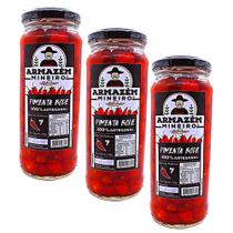 Pimenta bode artesanal (vermelha) pote 300g armazem mineiro - kit 3 unidades