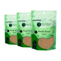 Pimenta Branca em Pó 100% Natural Alta Qualidade Pouch Kit 3 50g