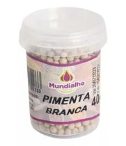 Pimenta Branca Grão Pote Mundialho 40g