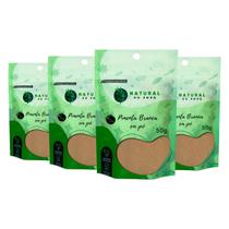 Pimenta Branca Tempero Importado em Pó 100% Puro Kit 4 Pouch 50g