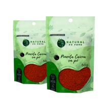 Pimenta Caiena em Pó Pura Tempero Premium Kit 2 Pouch 50g Pimenta Caiena em Pó Pura Tempero Premium Kit 2 Pouch 50g