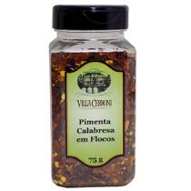 Pimenta Calabresa em Flocos 75g - Villa Cerroni