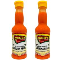 Pimenta Carolina Reaper A mais forte Nativa 150ml 2 Unidades