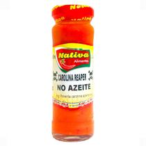 Pimenta Carolina Reaper Azeite 100ml Nativa A mais Picante