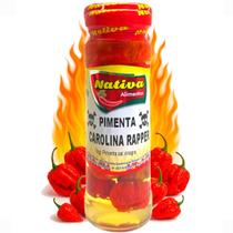Pimenta Carolina Reaper em Conserva Inteira 120g Nativa