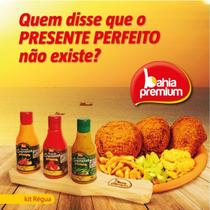 Pimenta Cremosa Bahia Premium Kit Régua 3 Molhos Carolina Reaper Mais Forte do Mundo na Escala Scoville Tradicional e Ervas Finas 80ml