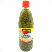 Pimenta Cumari Verde Em Conserva 480g Nativa Pimenta Cumari Verde Em Conserva 480g Nativa