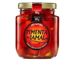 Pimenta Dedo de Moça Vermelha em Conserva JAMAL 200g