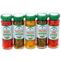 Pimenta - Kit Com 5 Conservas De Pimenta Fogo Mineiro 200g