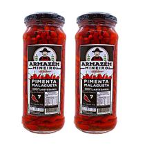 Pimenta malagueta 300g grau de ardencia 7 armazem mineiro - kit 2 unidades Pimenta malagueta 300g grau de ardencia 7 armazem mineiro - kit 2 unidades