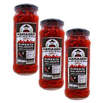 Pimenta malagueta 300g grau de ardência 7 kit 03 und