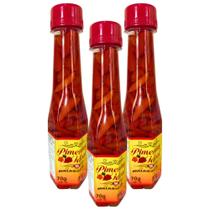 Pimenta Malagueta Vermelha Conservada No Vinagre C/3 Frascos