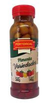 Pimenta Variedades mista conserva 260g frasco - Portoreal