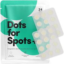 Pimple Patches Dots for Spots Pacote com 24 adesivos hidrocolóides para acne Pimple Patches Dots for Spots Pacote com 24 adesivos hidrocolóides para acne