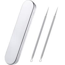 Pimple Popper Tool Lanties Titanium Lancet Needle 2 peças Pimple Popper Tool Lanties Titanium Lancet Needle 2 peças